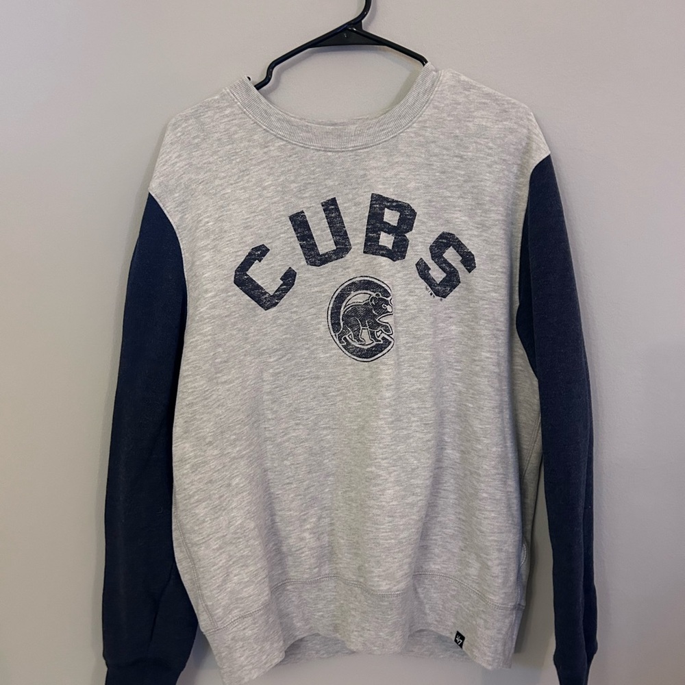 47 Gray and Black Crew Neck Sweater